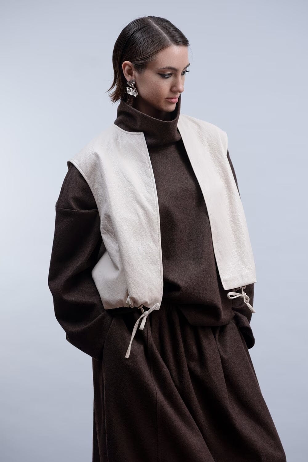 H2010 Vegan Leather Vest