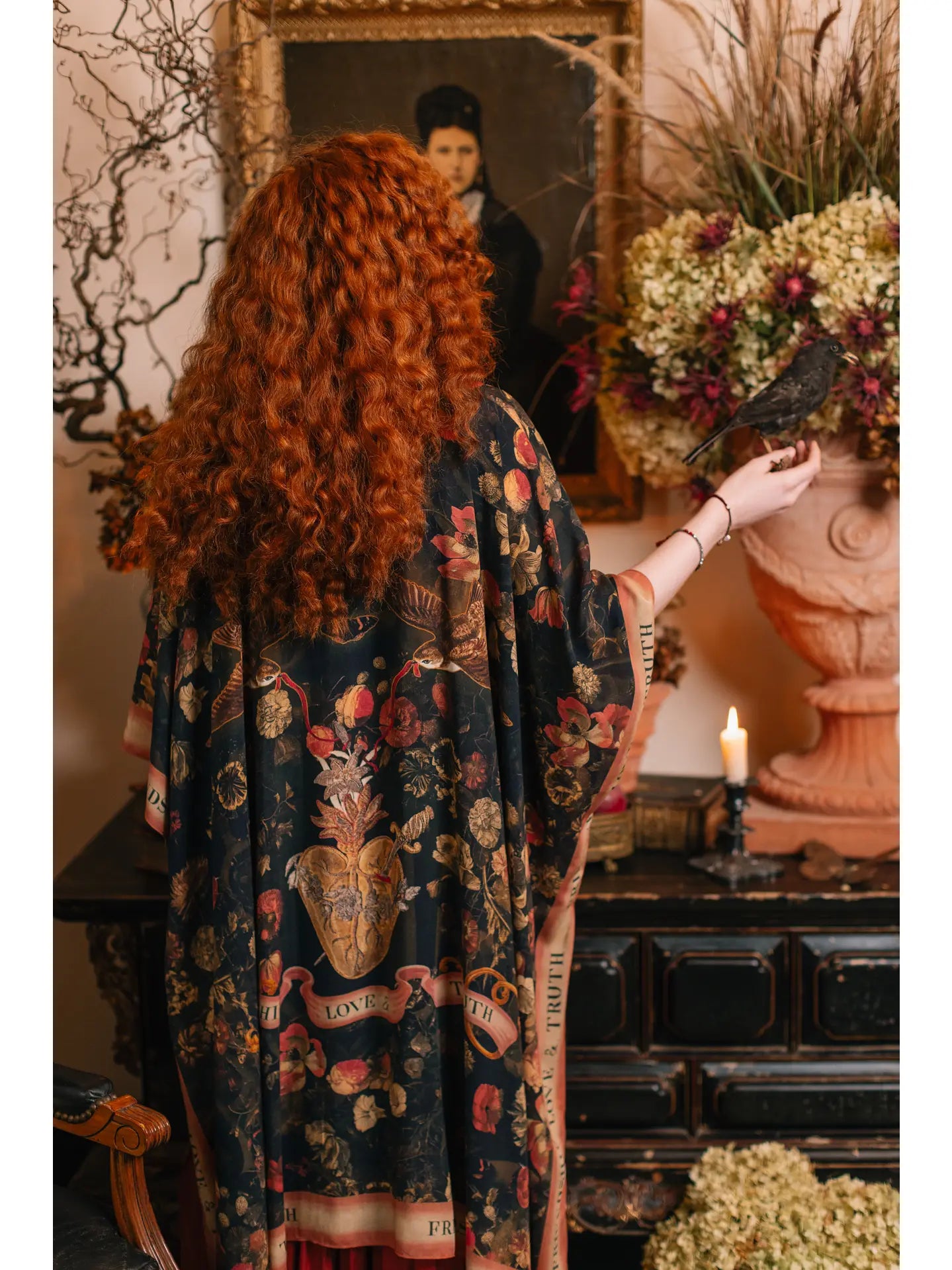 Heart Of Gold Goddess Kimono