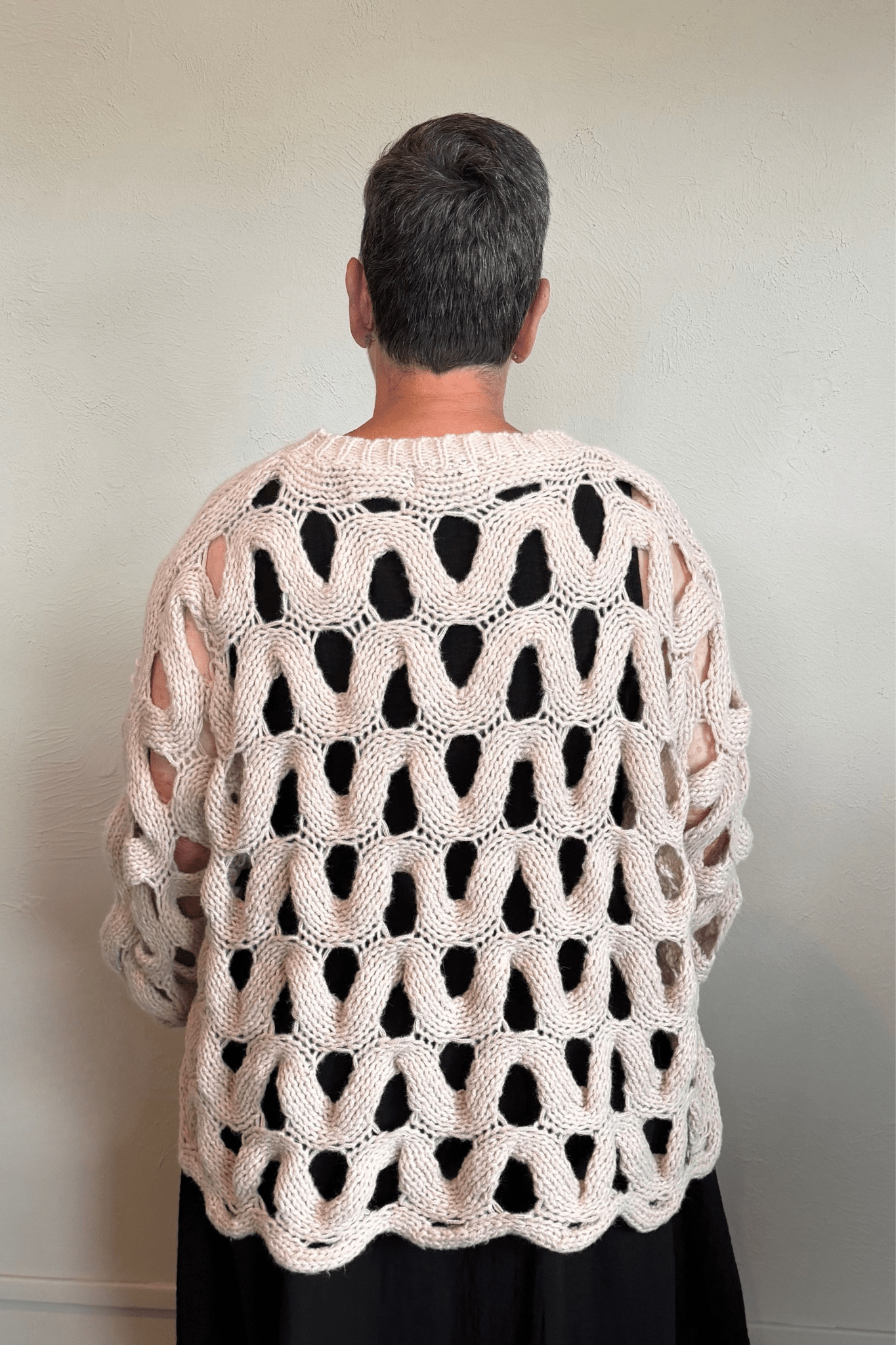 Heavy Open Knit Sweater