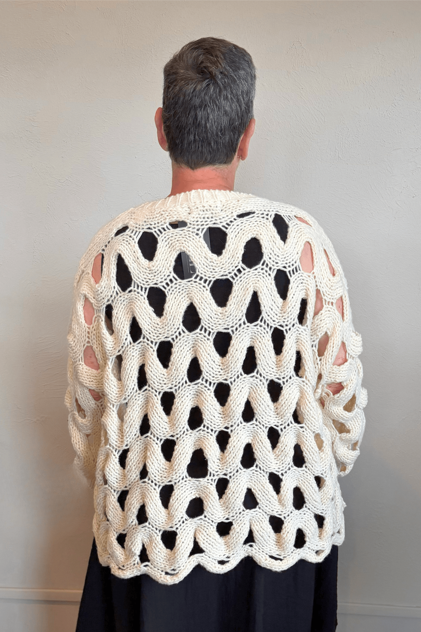 Heavy Open Knit Sweater