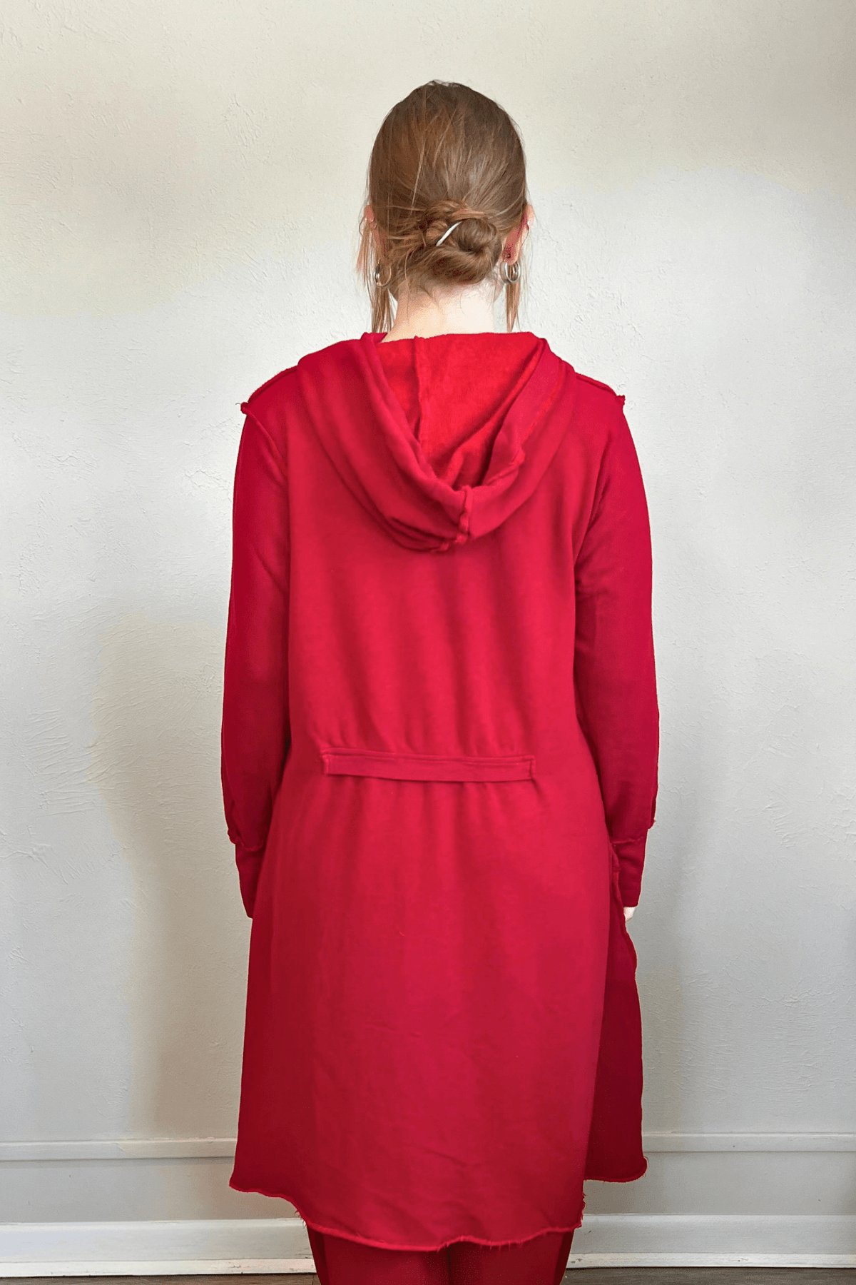 Terry Hooded Pocket Top