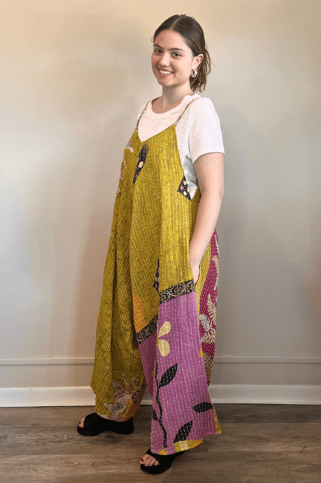 Pareo Kantha Raven Jumpsuit