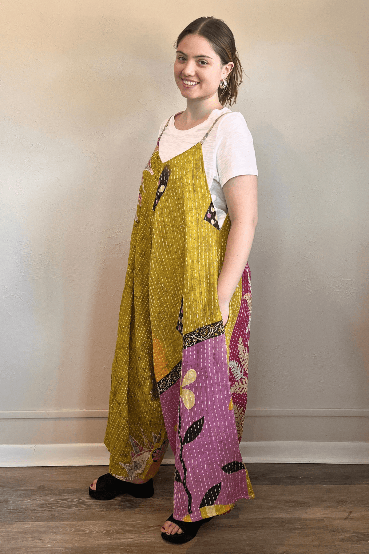 Pareo Kantha Raven Jumpsuit