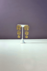 Kadys Triple-Wheel Earrings