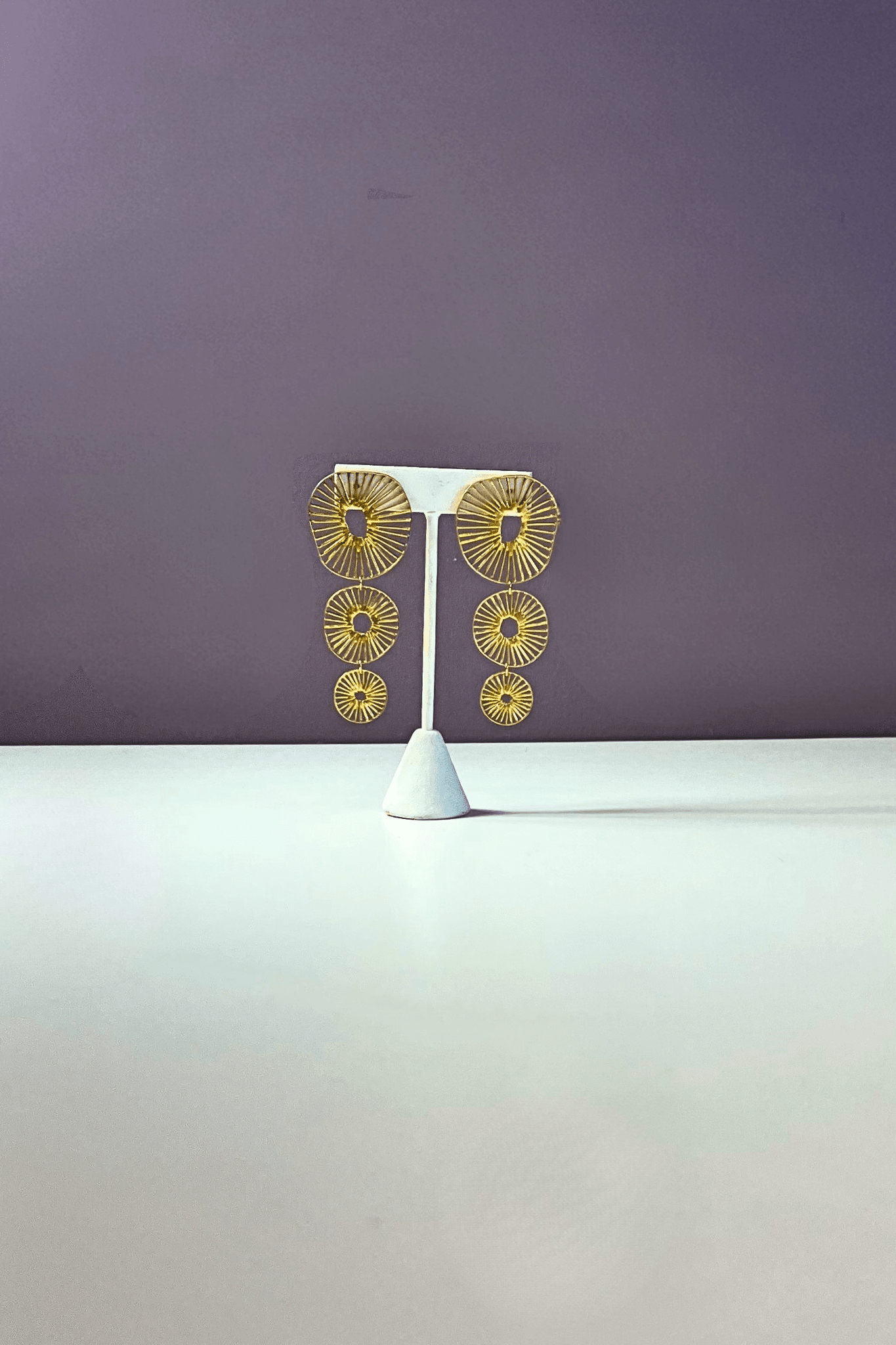 Kadys Triple-Wheel Earrings