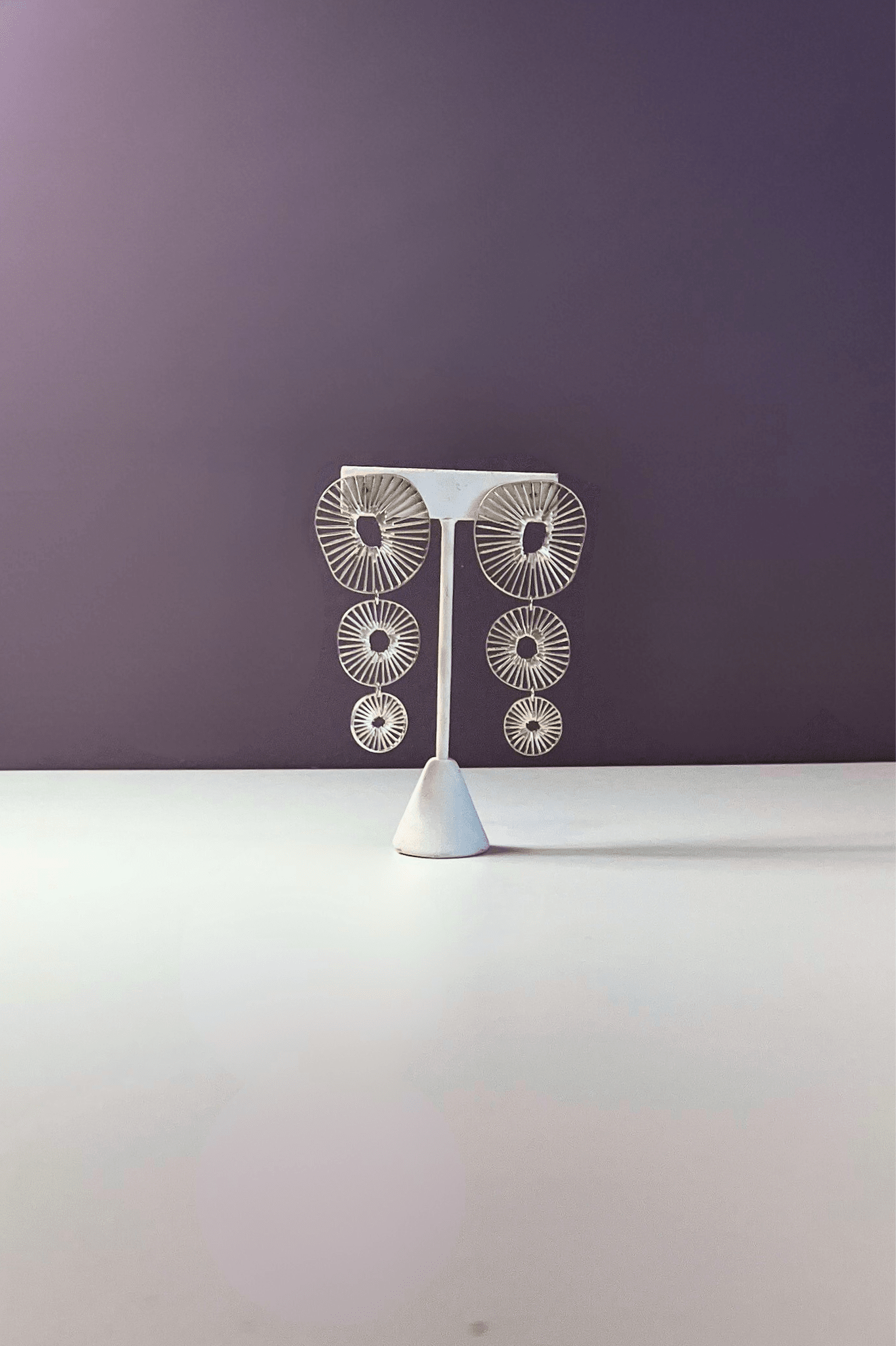 Kadys Triple-Wheel Earrings