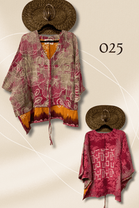Pareo Kantha Hi-Lo Butterfly Top
