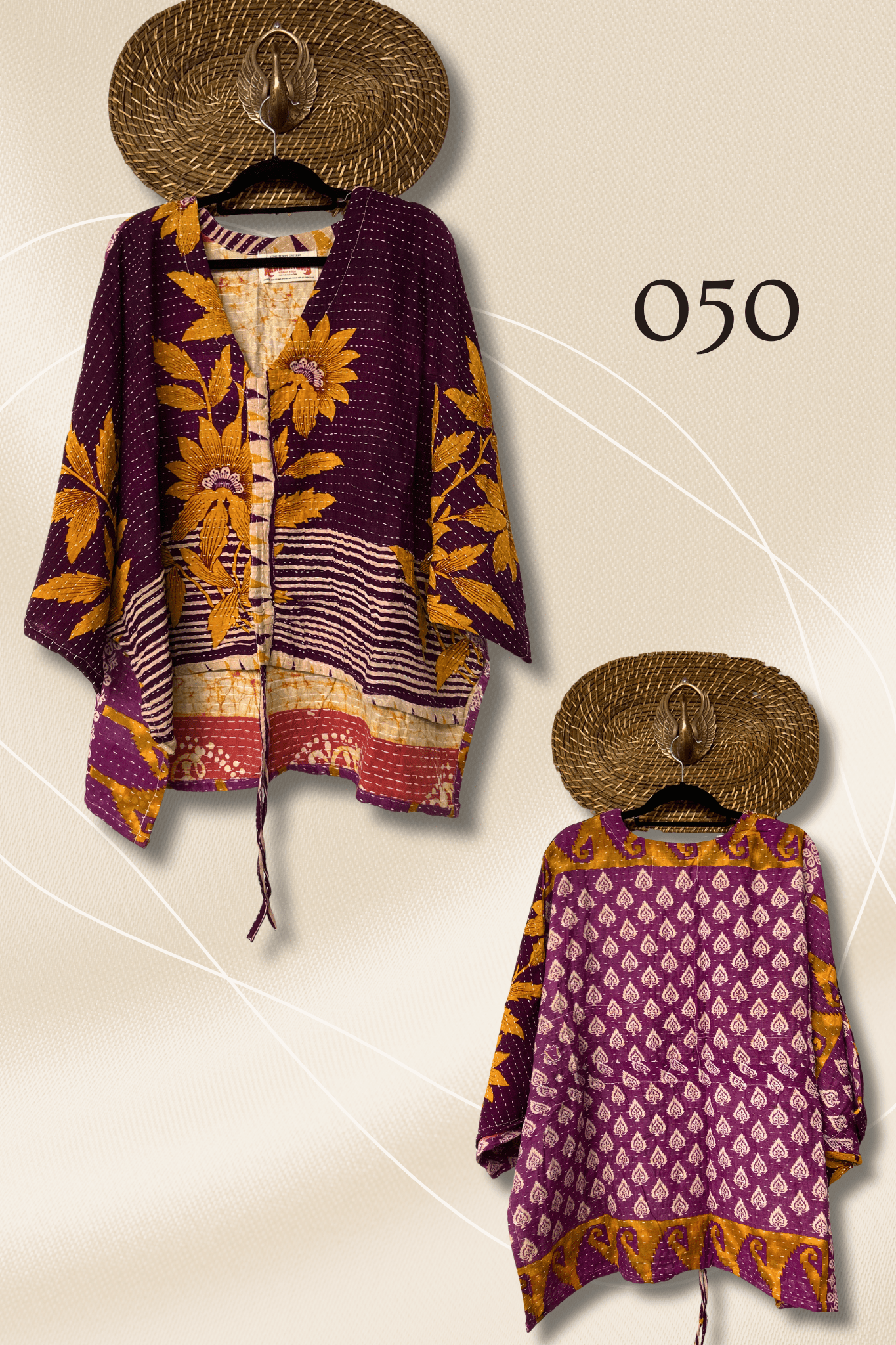Pareo Kantha Hi-Lo Butterfly Top