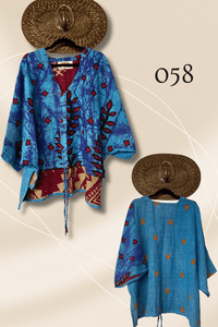 Pareo Kantha Hi-Lo Butterfly Top