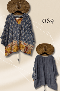 Pareo Kantha Hi-Lo Butterfly Top