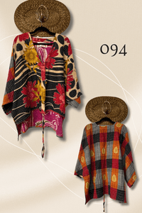 Pareo Kantha Hi-Lo Butterfly Top