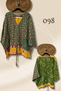 Pareo Kantha Hi-Lo Butterfly Top