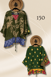 Pareo Kantha Hi-Lo Butterfly Top