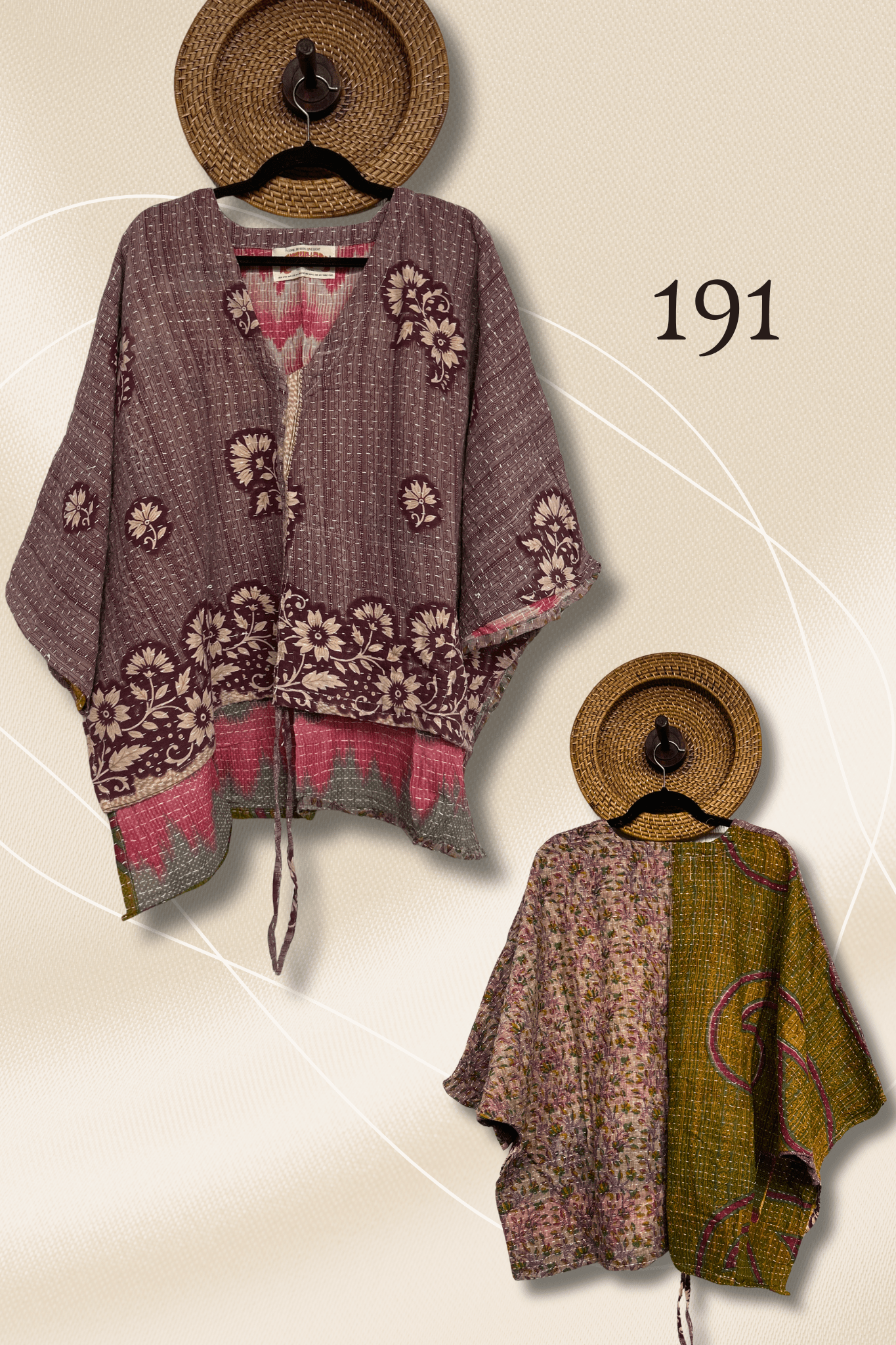 Pareo Kantha Hi-Lo Butterfly Top