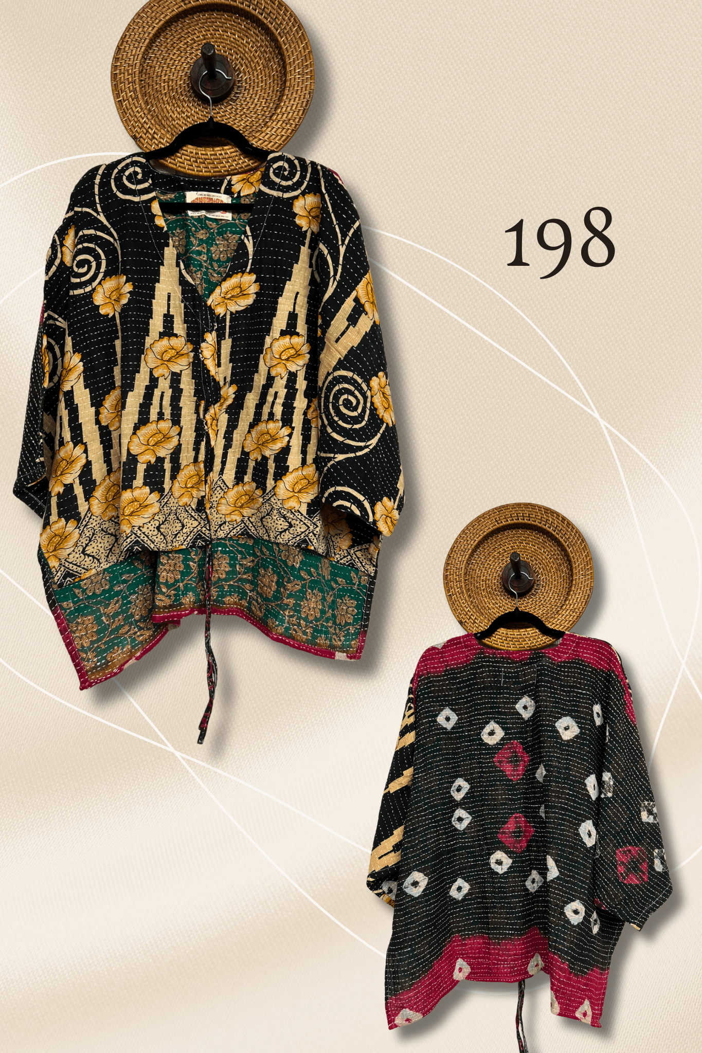 Pareo Kantha Hi-Lo Butterfly Top