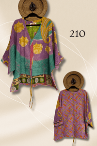 Pareo Kantha Hi-Lo Butterfly Top