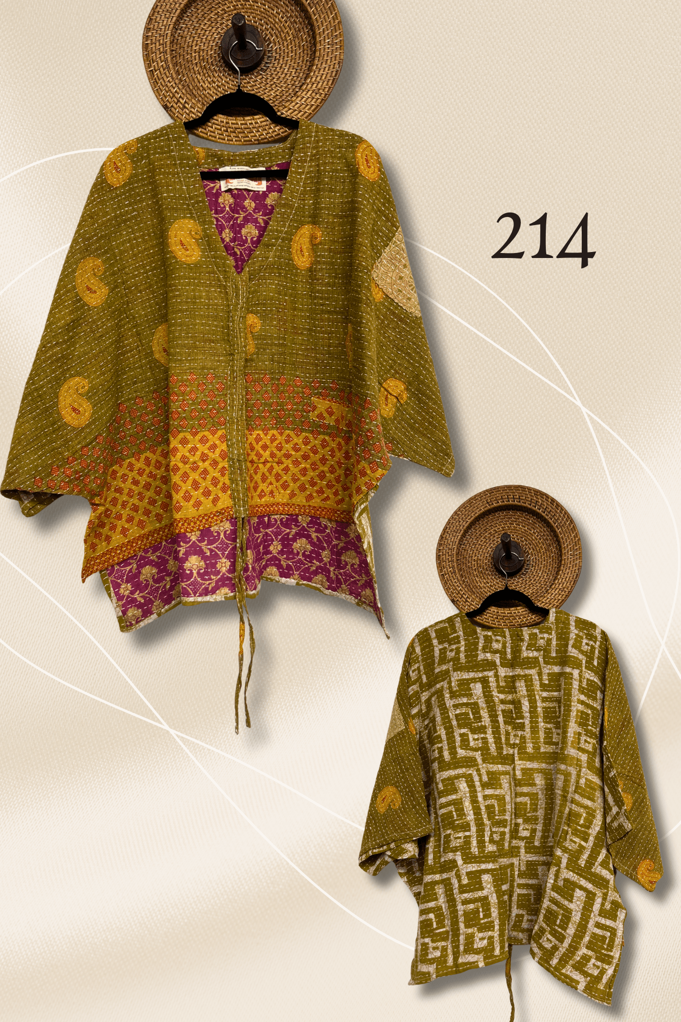 Pareo Kantha Hi-Lo Butterfly Top