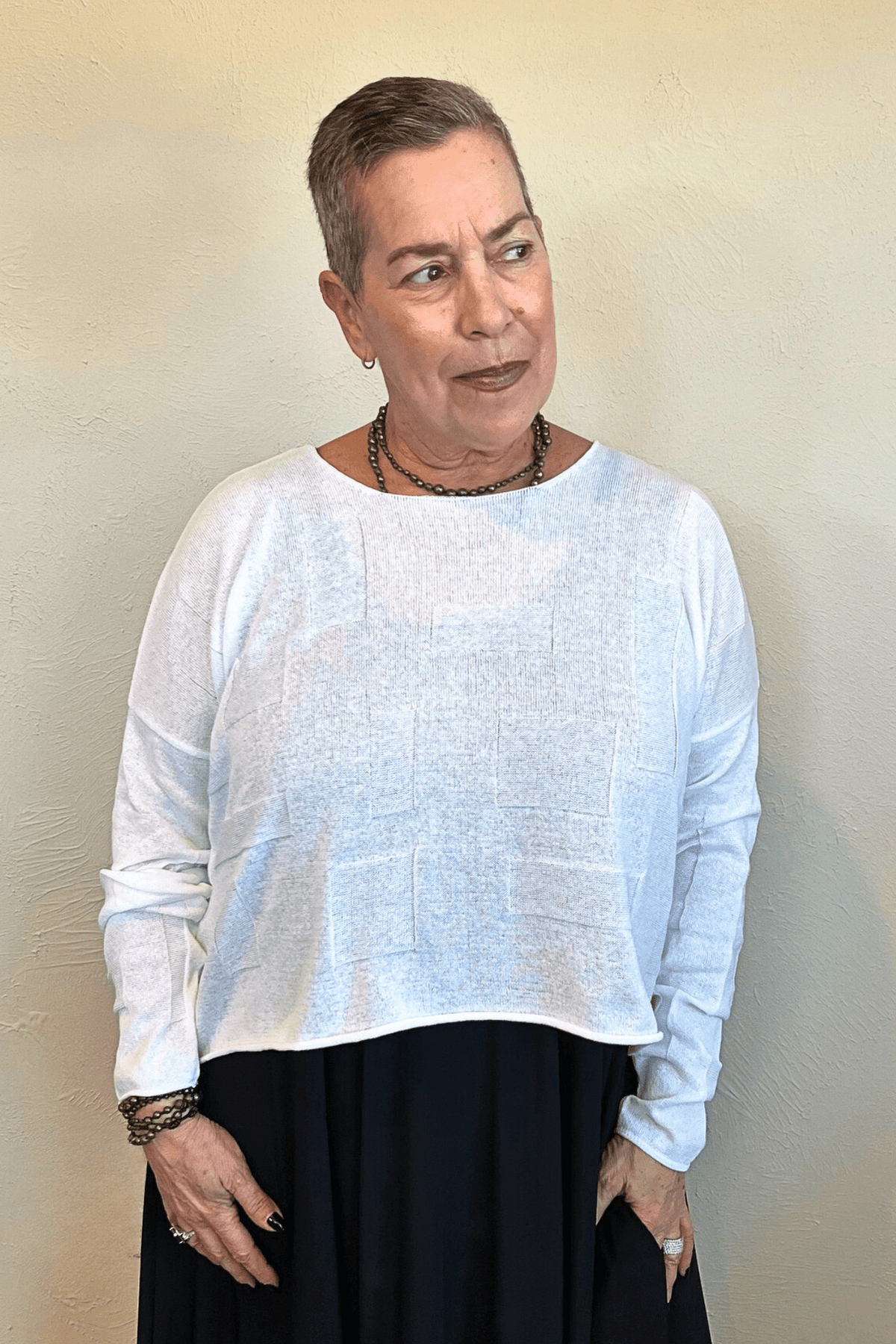 Lak01 Mono-Print Sweater