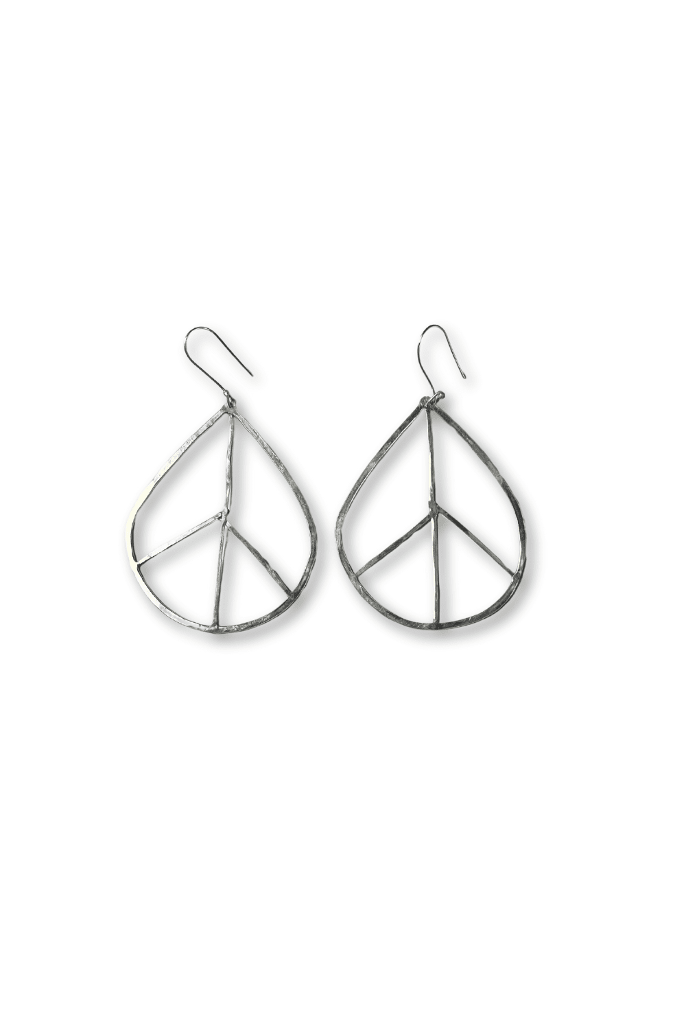 Teardrop Peace Earrings