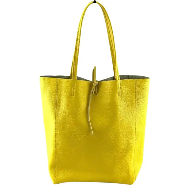 Italian Leather Tote Bag