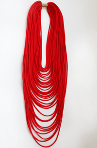 Long Multi-Strand Solid Necklace