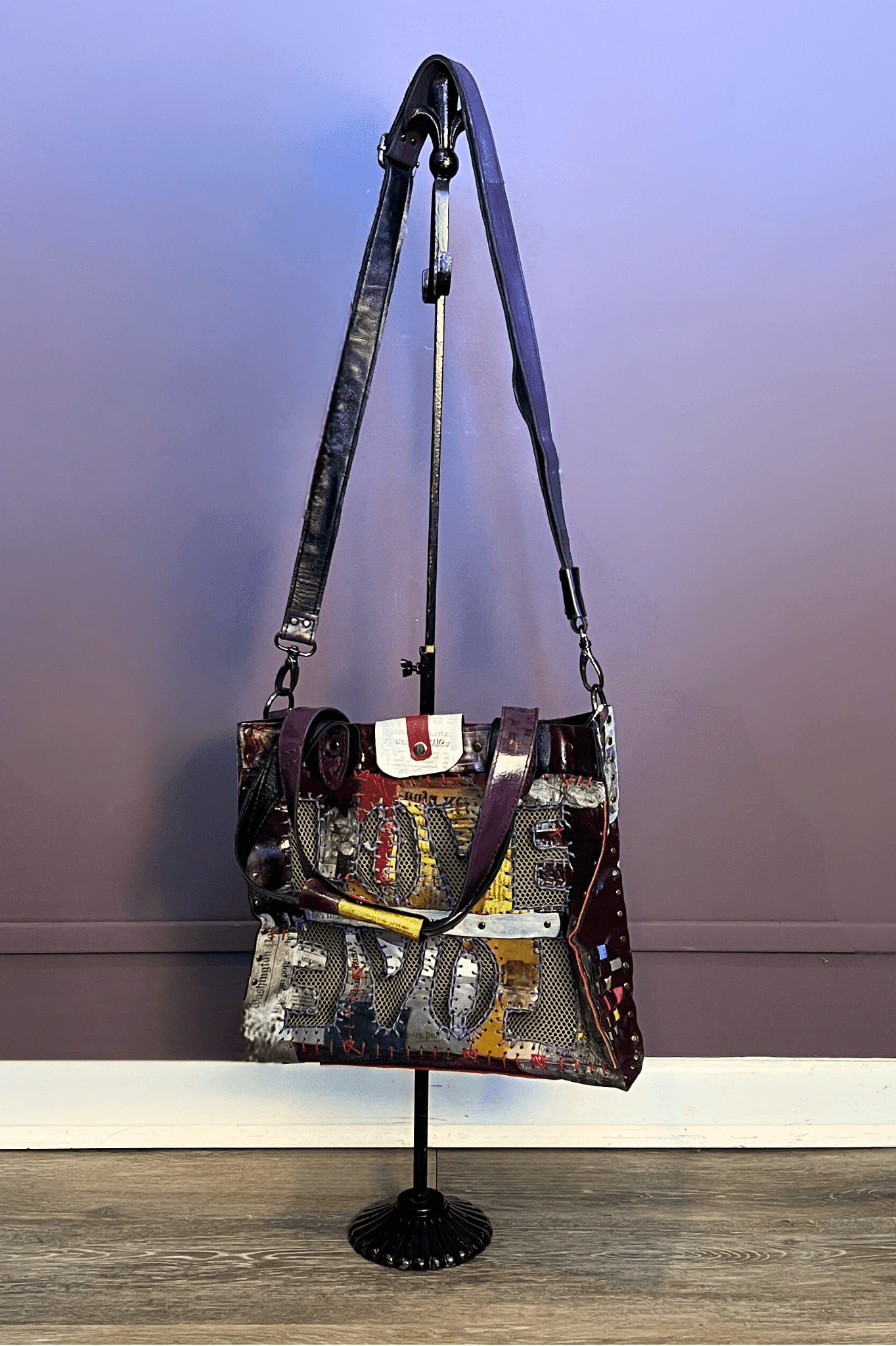 1. Love Crossbody Leather Tote