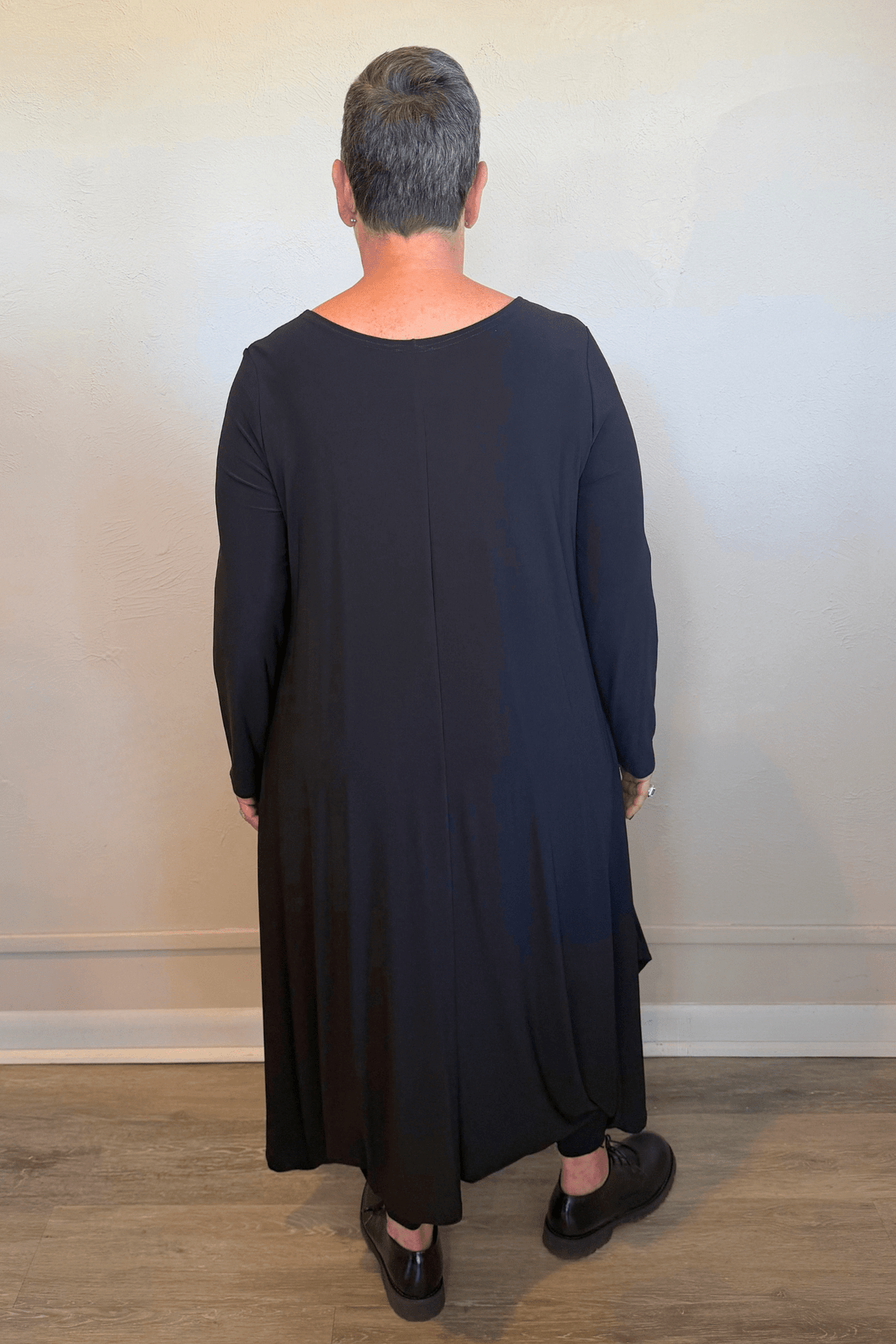 Black Long Sleeve 2-Way Romper
