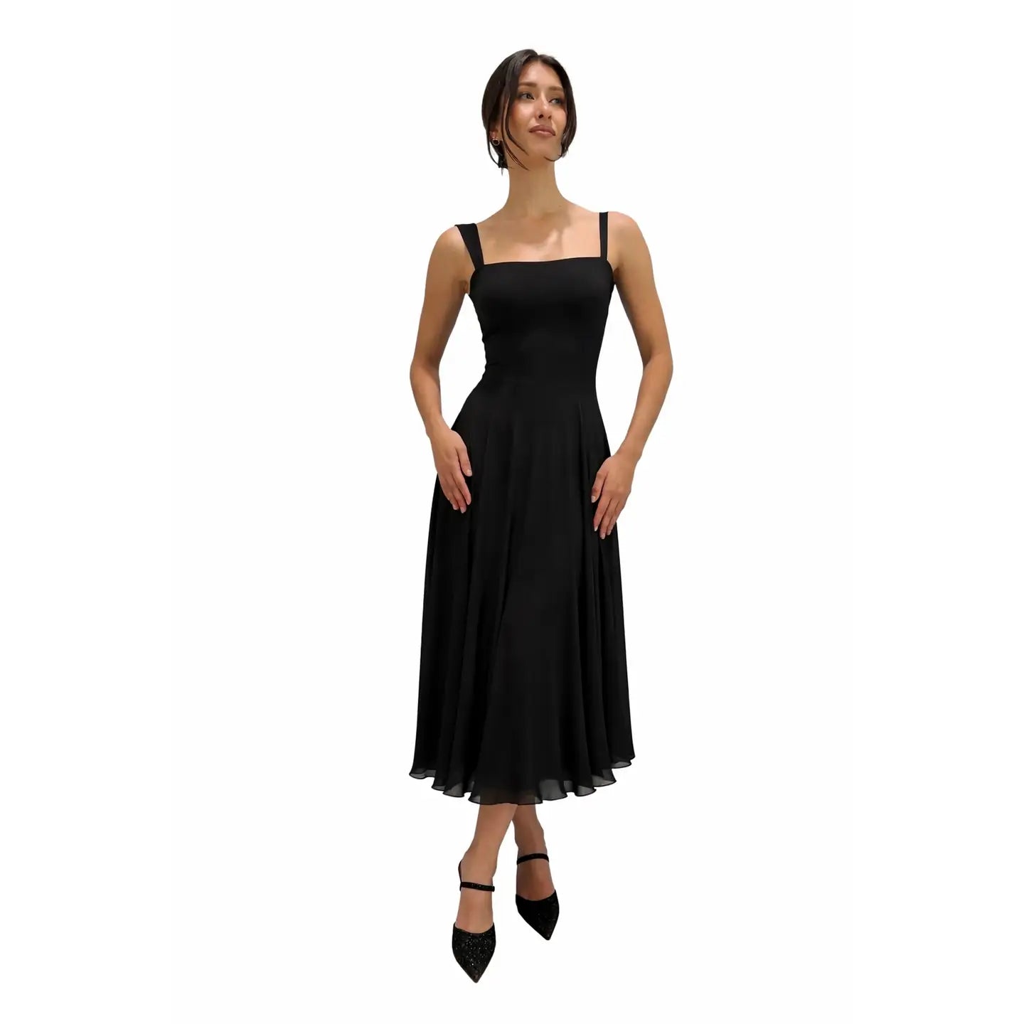 Maxima Sleeveless Tea Dress