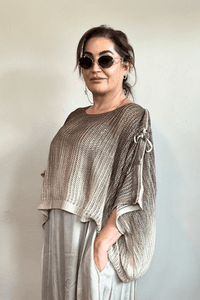 Loose Mesh Sweater