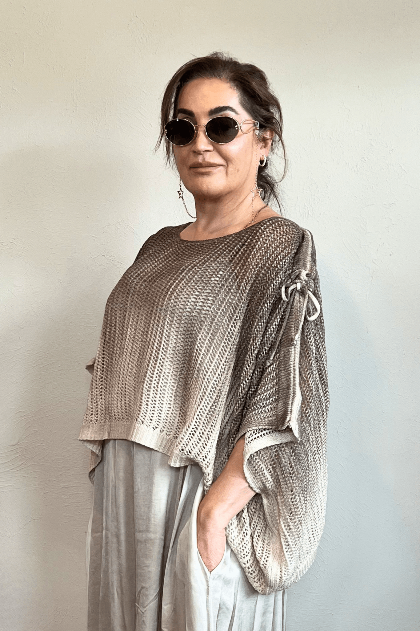 Loose Mesh Sweater