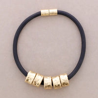 Metal Rings Rubber Choker