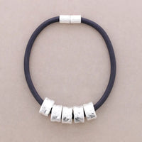Metal Rings Rubber Choker