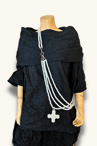 Mini Loop Plus Necklace - Pearl
