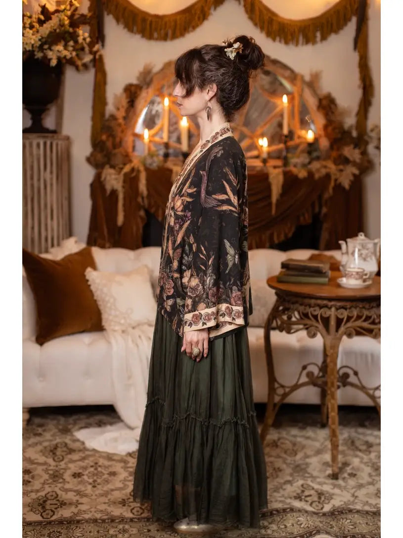 Momento Cropped Kimono
