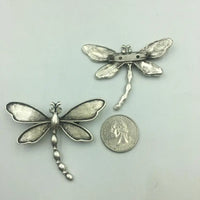 Moonlit Dragonfly Brooch