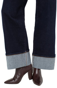 Morgan Cuffed Wide Leg Jean