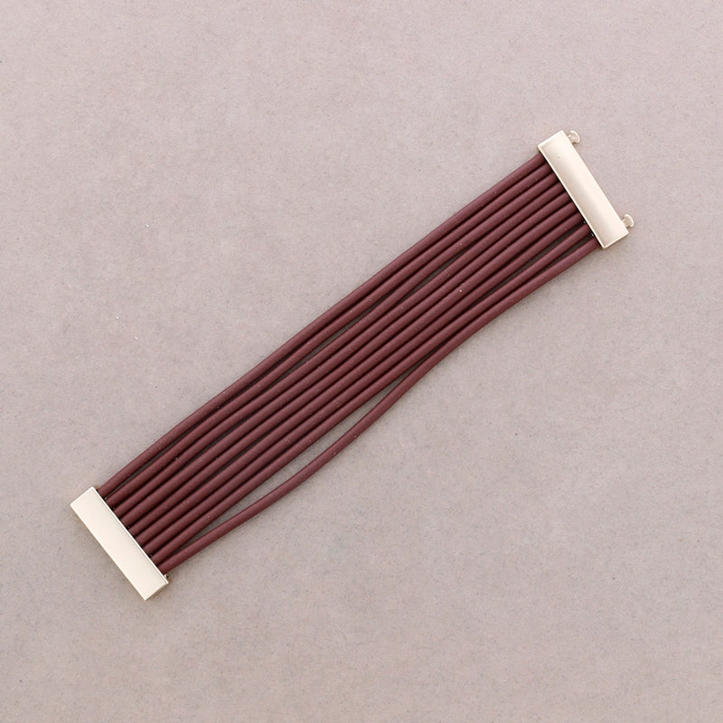 Rubber Bracelet W/Mgntc Clasp