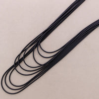 Multi Turn Rubber Necklace