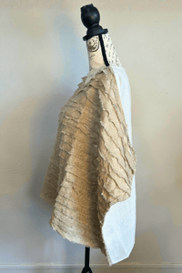 Drop-Shoulder Natural Linen Top