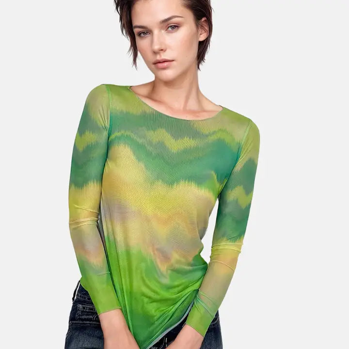 Nuditee Sheer Top - Prints
