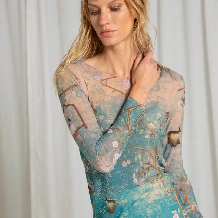 Nuditee Sheer Top - Prints