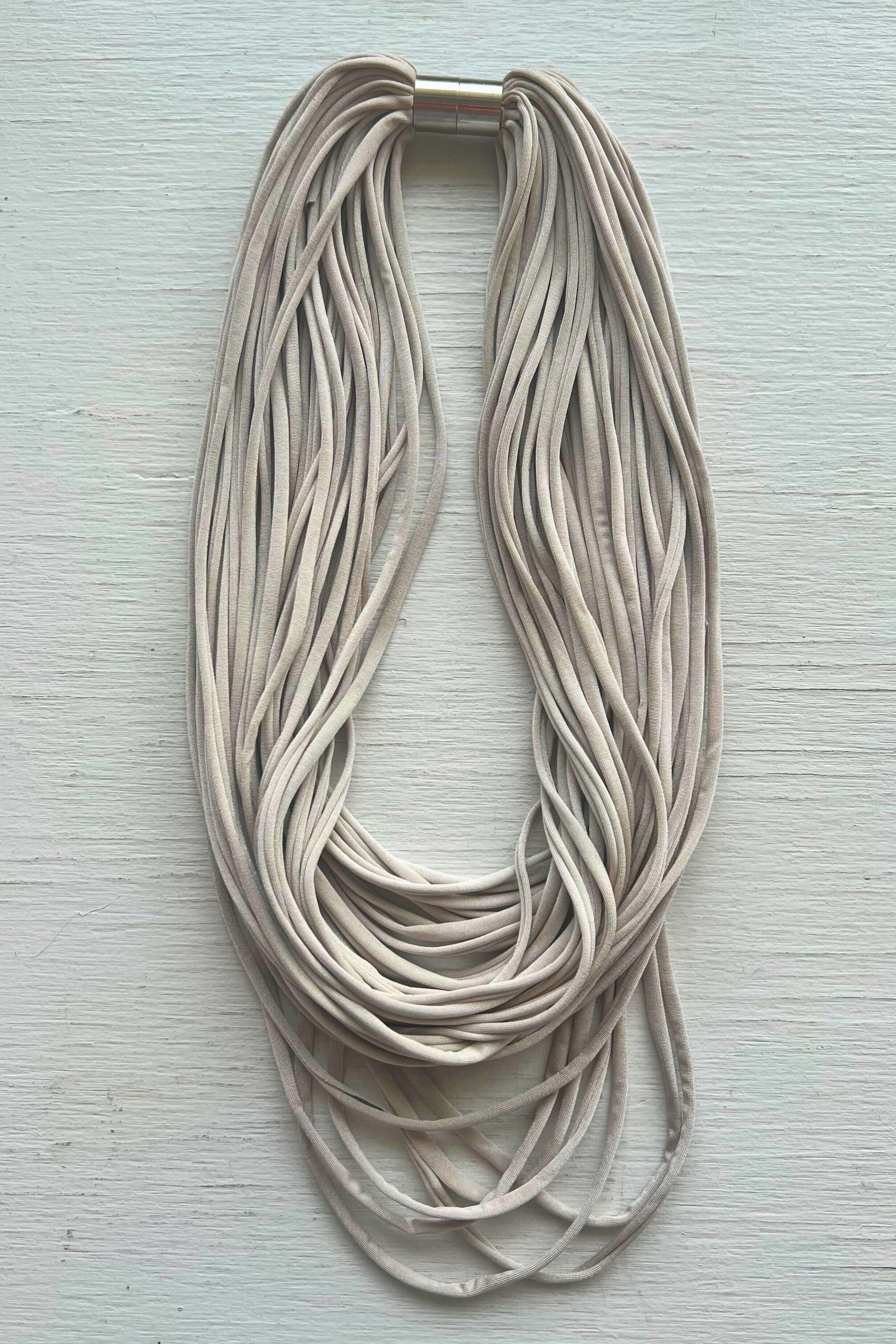 Short Multi-Strand Solid Necklace
