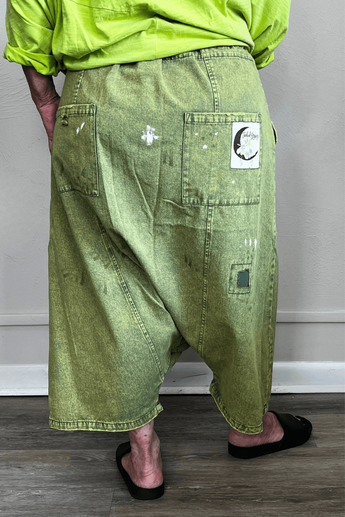 Olive Earthsong Harem Pants