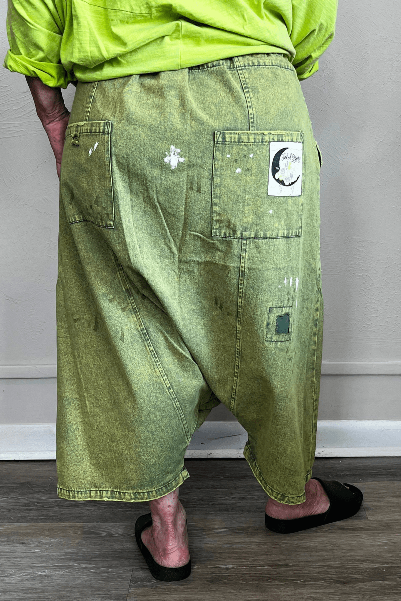 Olive Earthsong Harem Pants