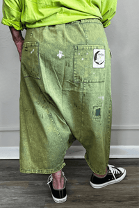 Olive Earthsong Harem Pants
