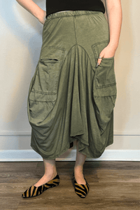 Bubble Skirt - Army Green