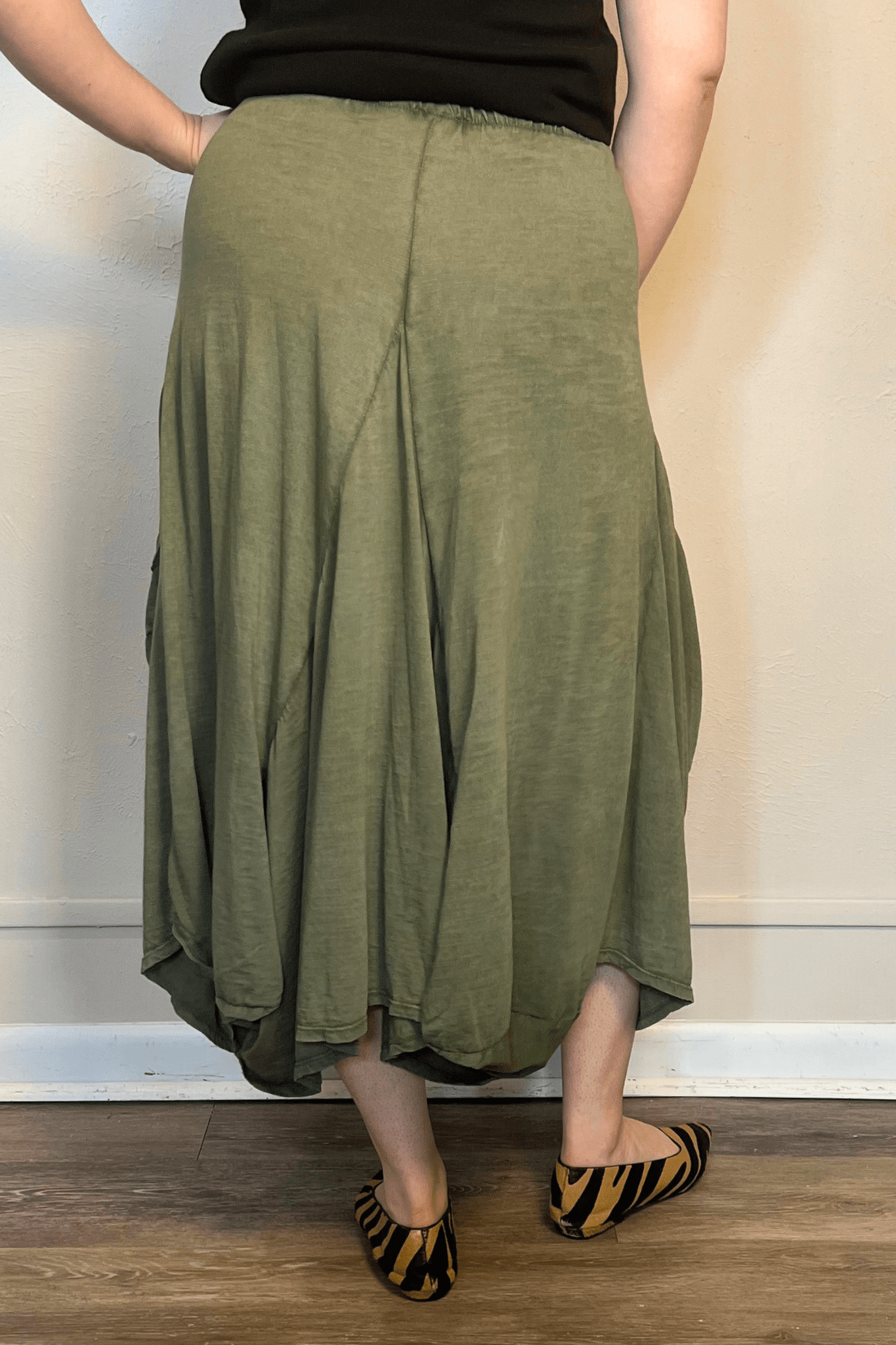 Bubble Skirt - Army Green