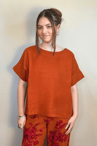 Linen Orla Shirt - Koi