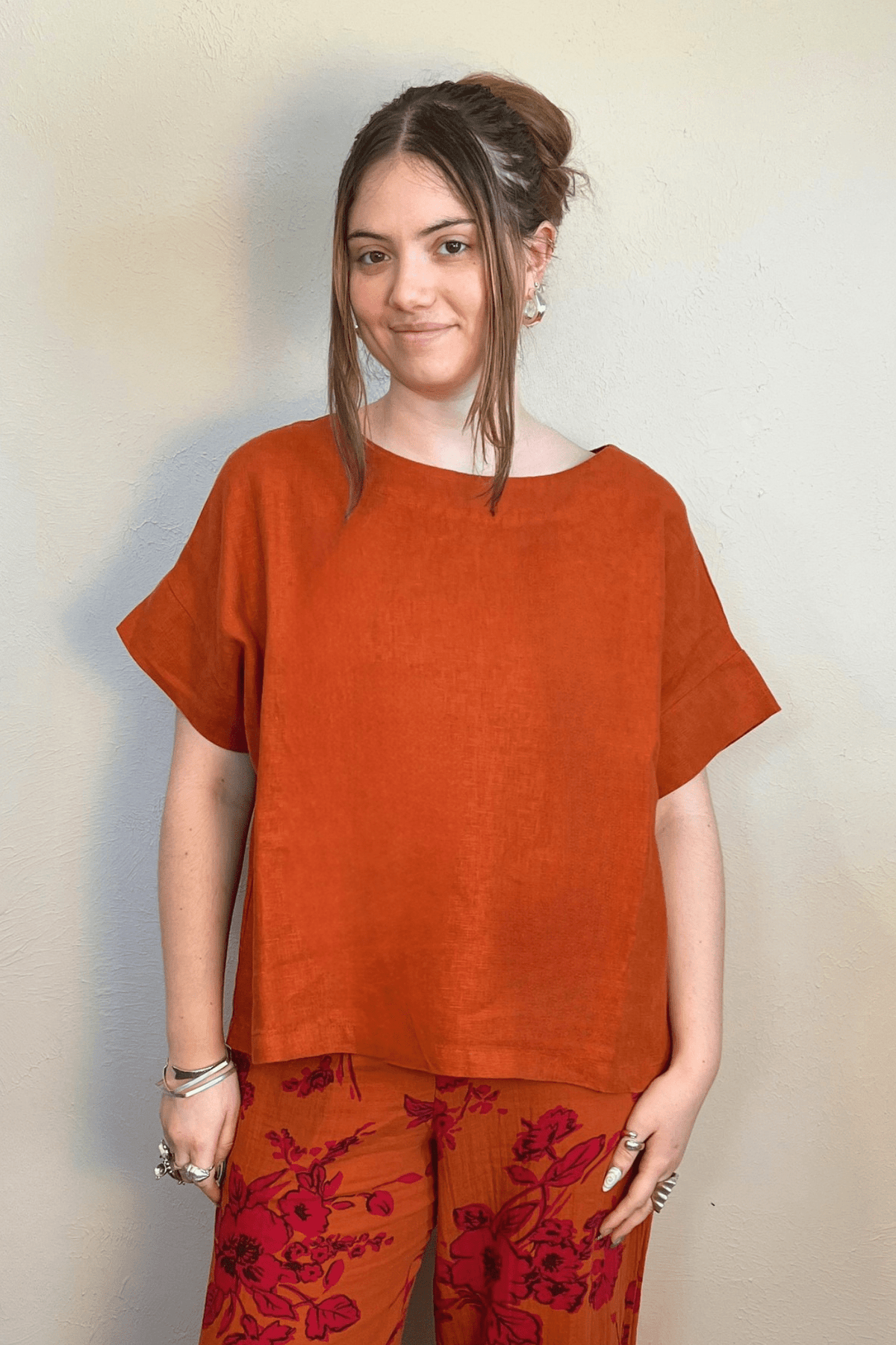 Linen Orla Shirt - Koi