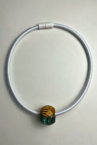White Cord Bliss Necklace